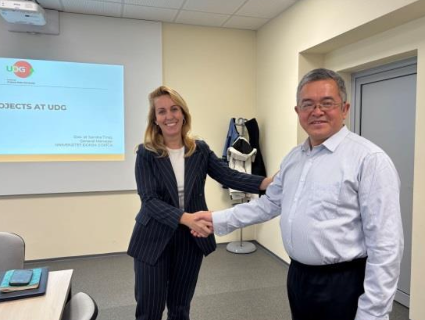 The delegation exchanged strategic cooperation matters with General Manager Sandra  Tinaj and her team 